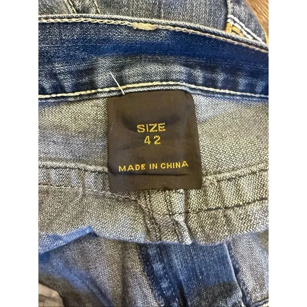True Religion Joey Super T Flap Pocket Jeana sz 42X28 EUC